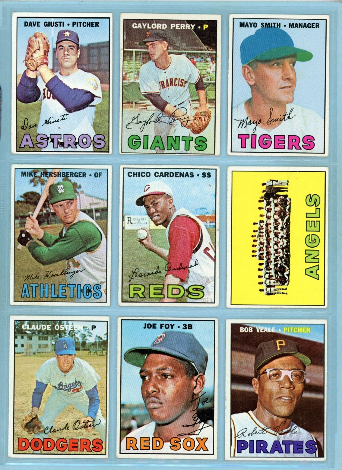 1967 Topps Starter Set Lot of 212 Different Baseball Cards Vg/Ex - EX