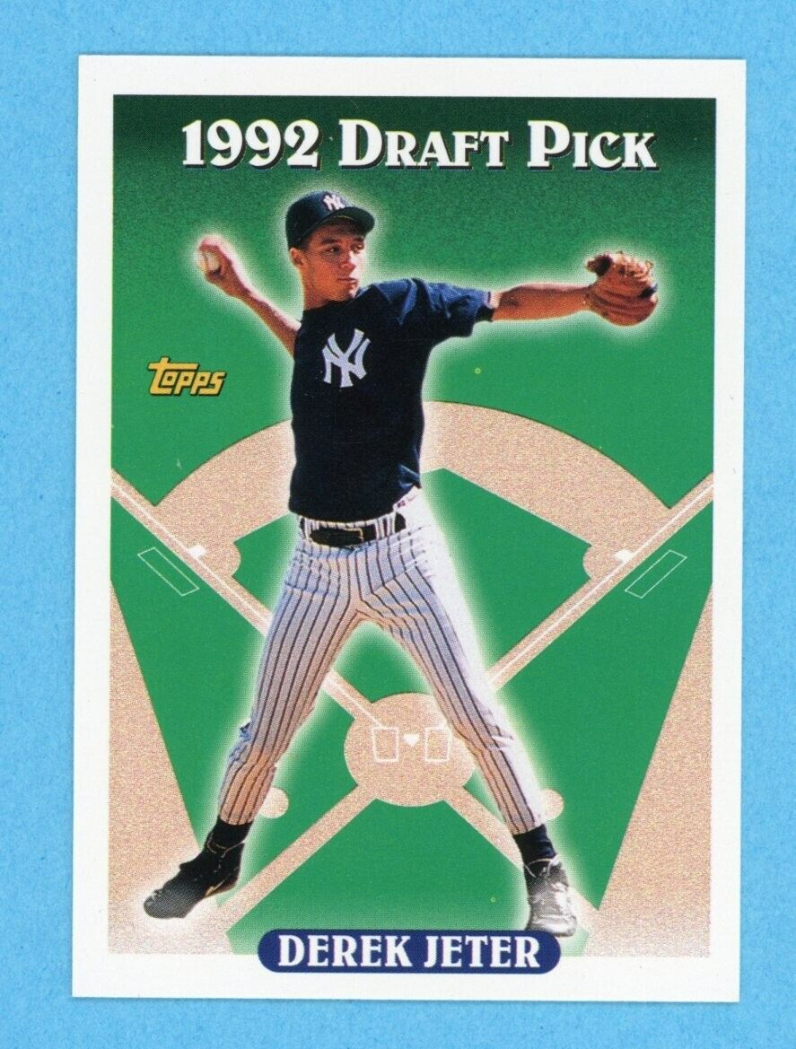 1993 Topps #98 Derek Jeter New York Yankees Rookie Baseball Card NM