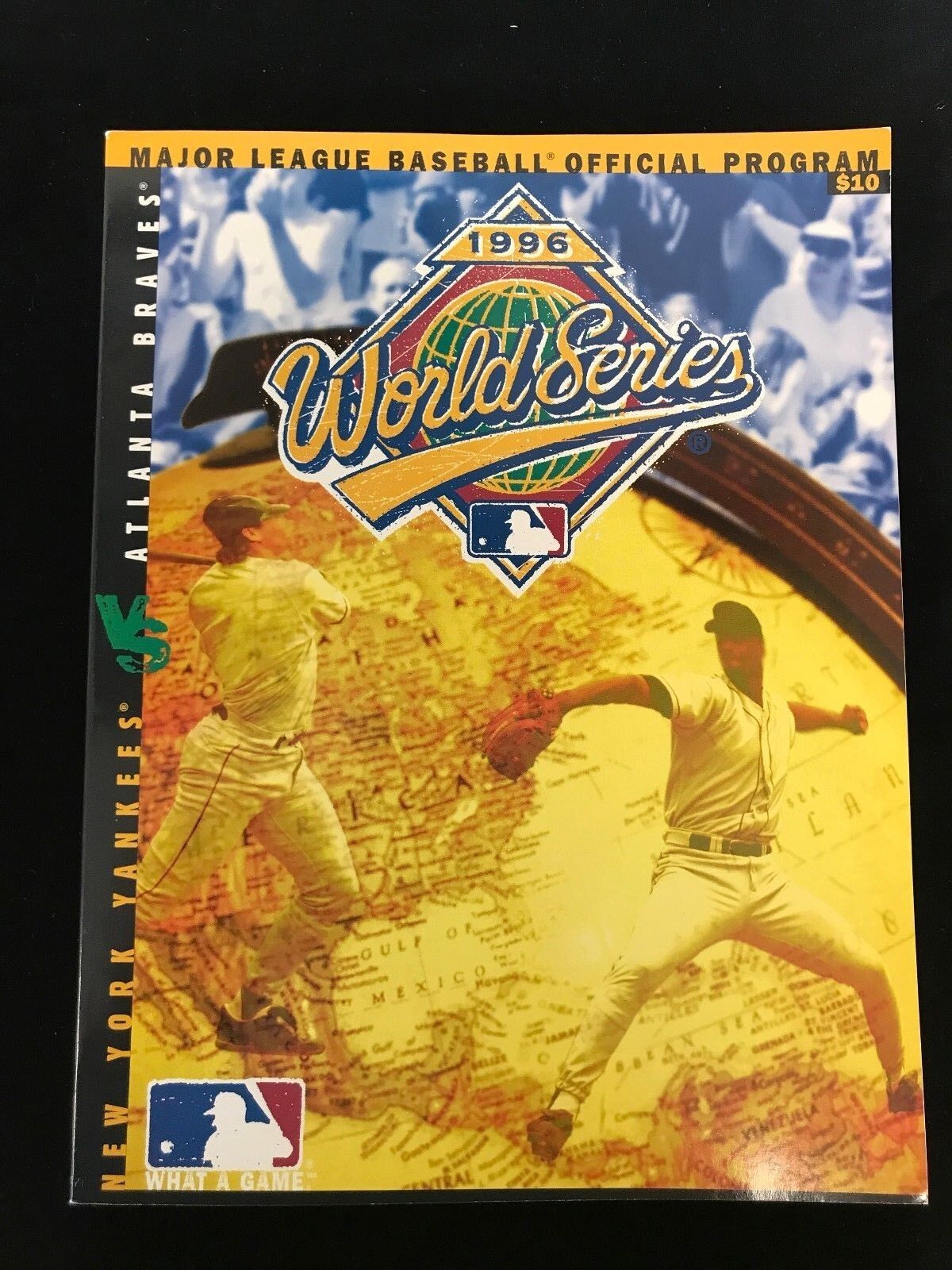 1996 World Series Program-Yankees @ Braves-Braves Special Insert included-NM