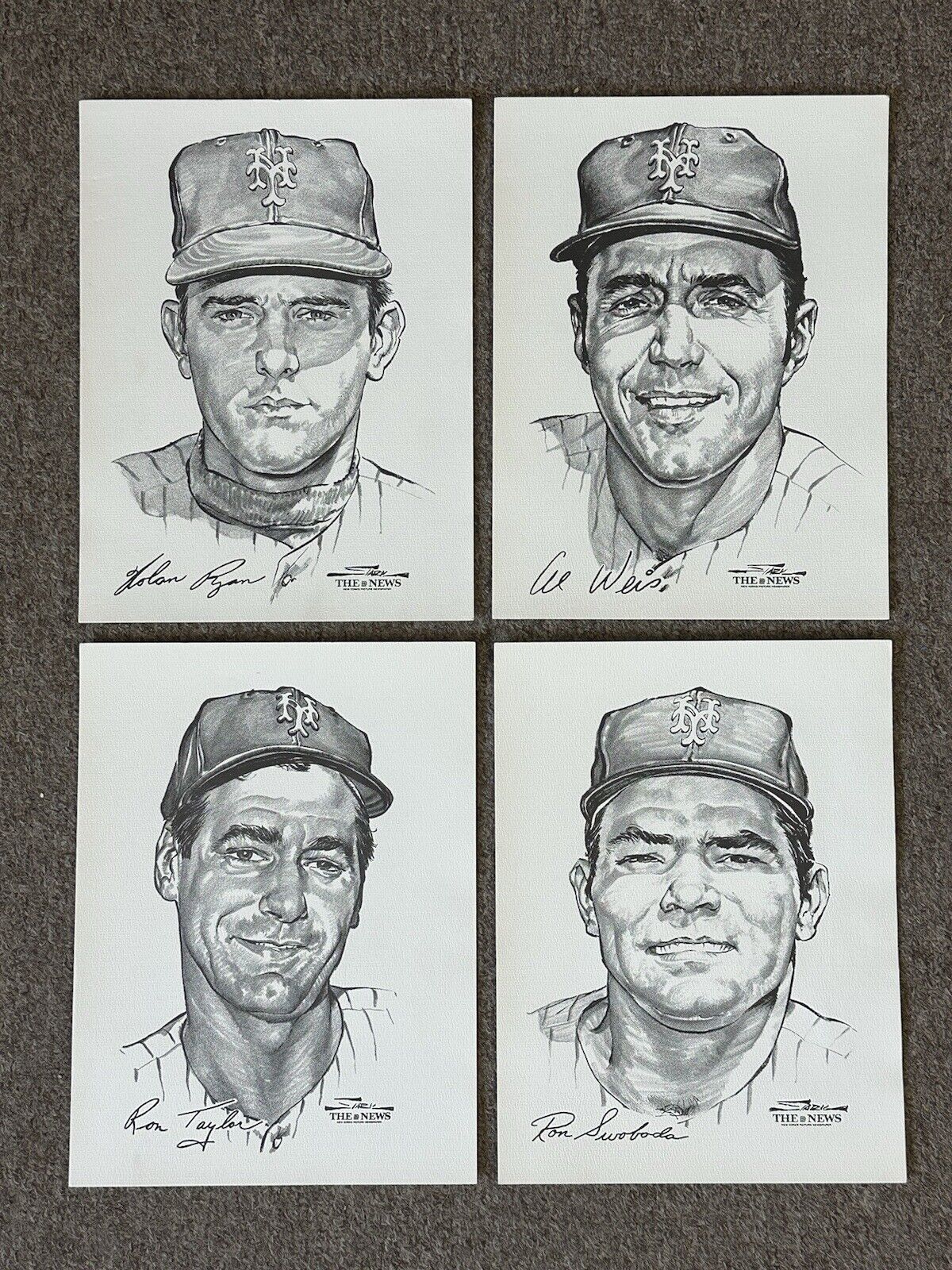 The 1969 Mets A Portfolio Of Stars Daily News Photo Set of (20) EX-MT w/ Ryan ++