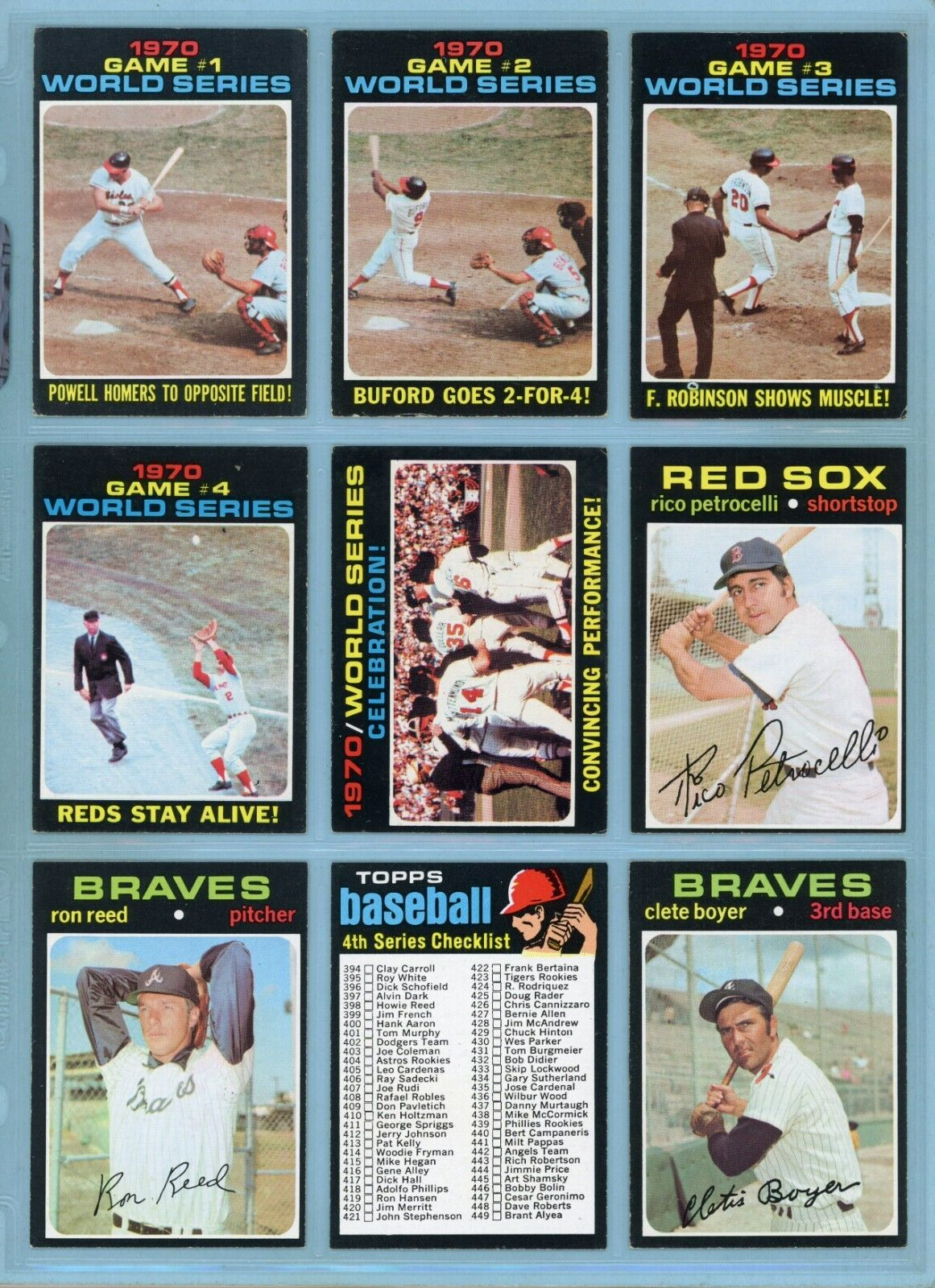 1971 Topps Starter Set Lot of 92 Different Baseball Cards Ex - Ex/Mt