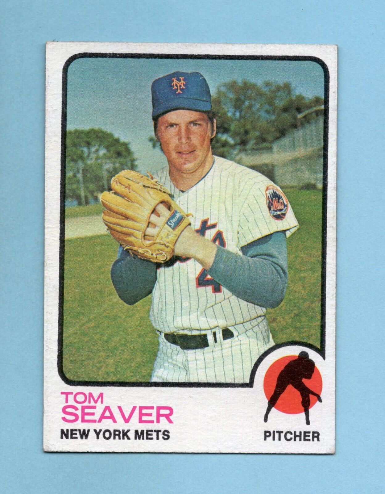 1973 Topps #350 Tom Seaver New York Mets Baseball Card Low Grade water stained