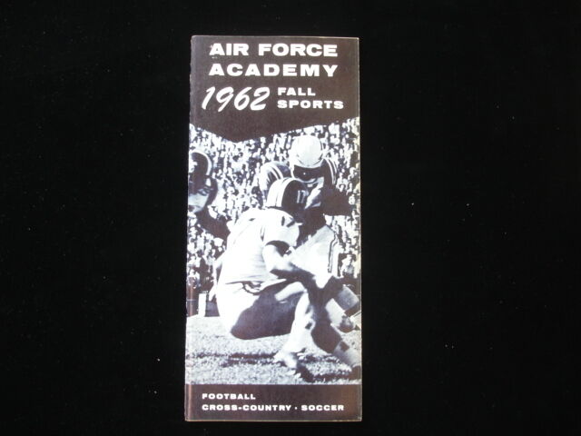 1962 U.S. Air Force Academy Fall Sports Guide