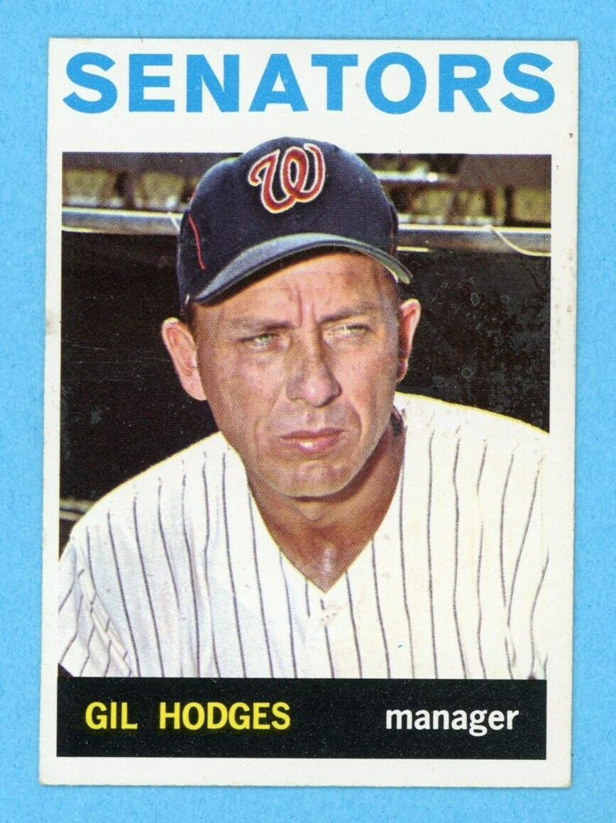 1964 Topps #547 Gil Hodges Wash Senators High Number Baseball Card E-E+ ap slwls