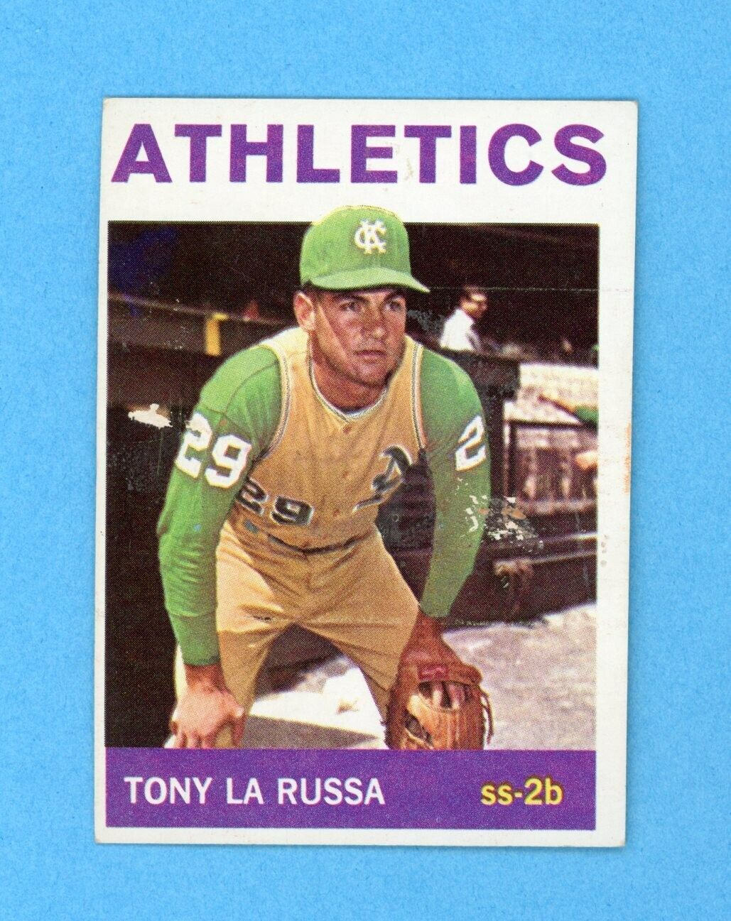 1964 Topps #244 Tony LaRussa K. C. Athletics Rookie Baseball Card Low Grade