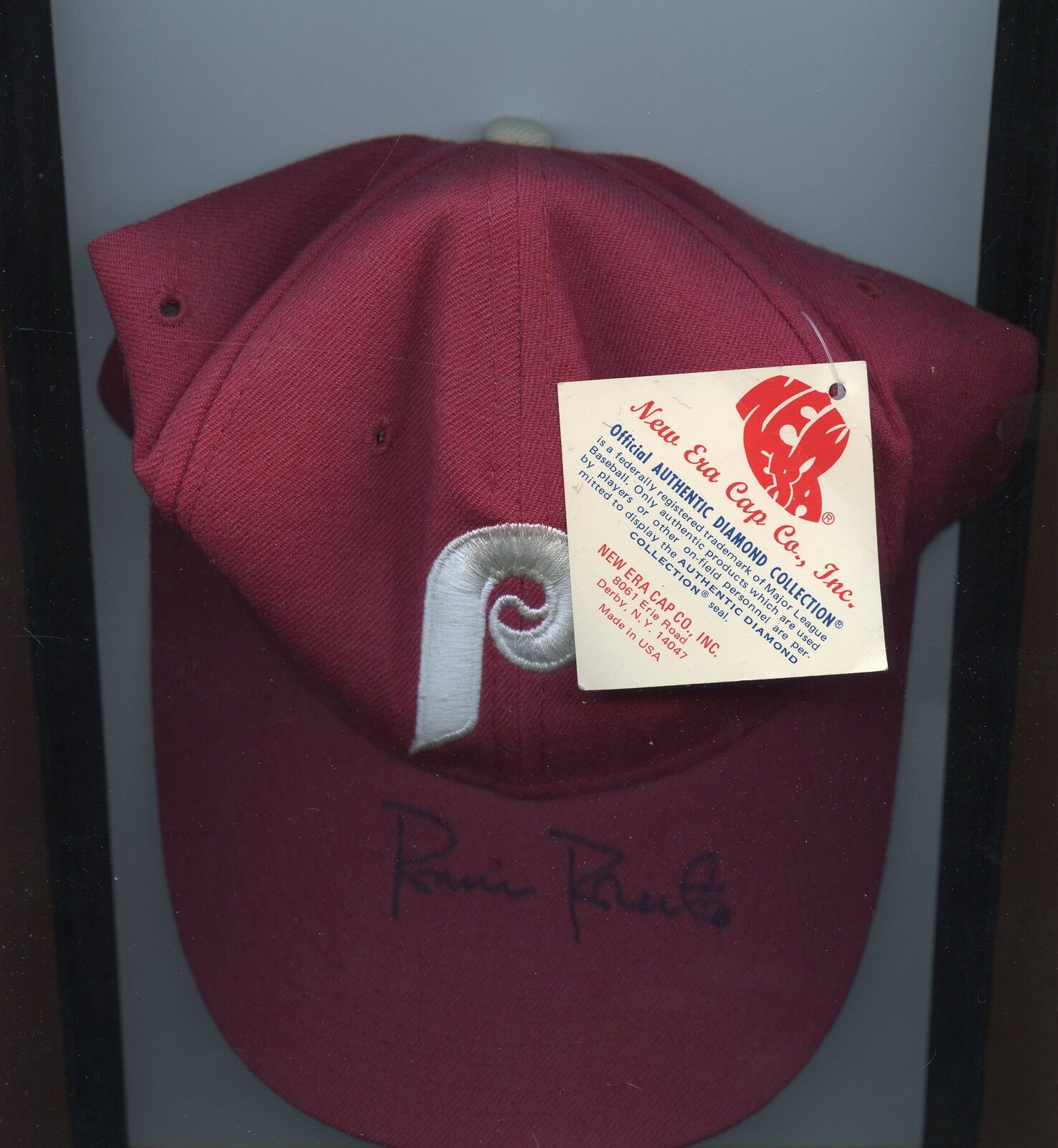 Robin Roberts Philadelphia Phillies Autographed Cap Hologram