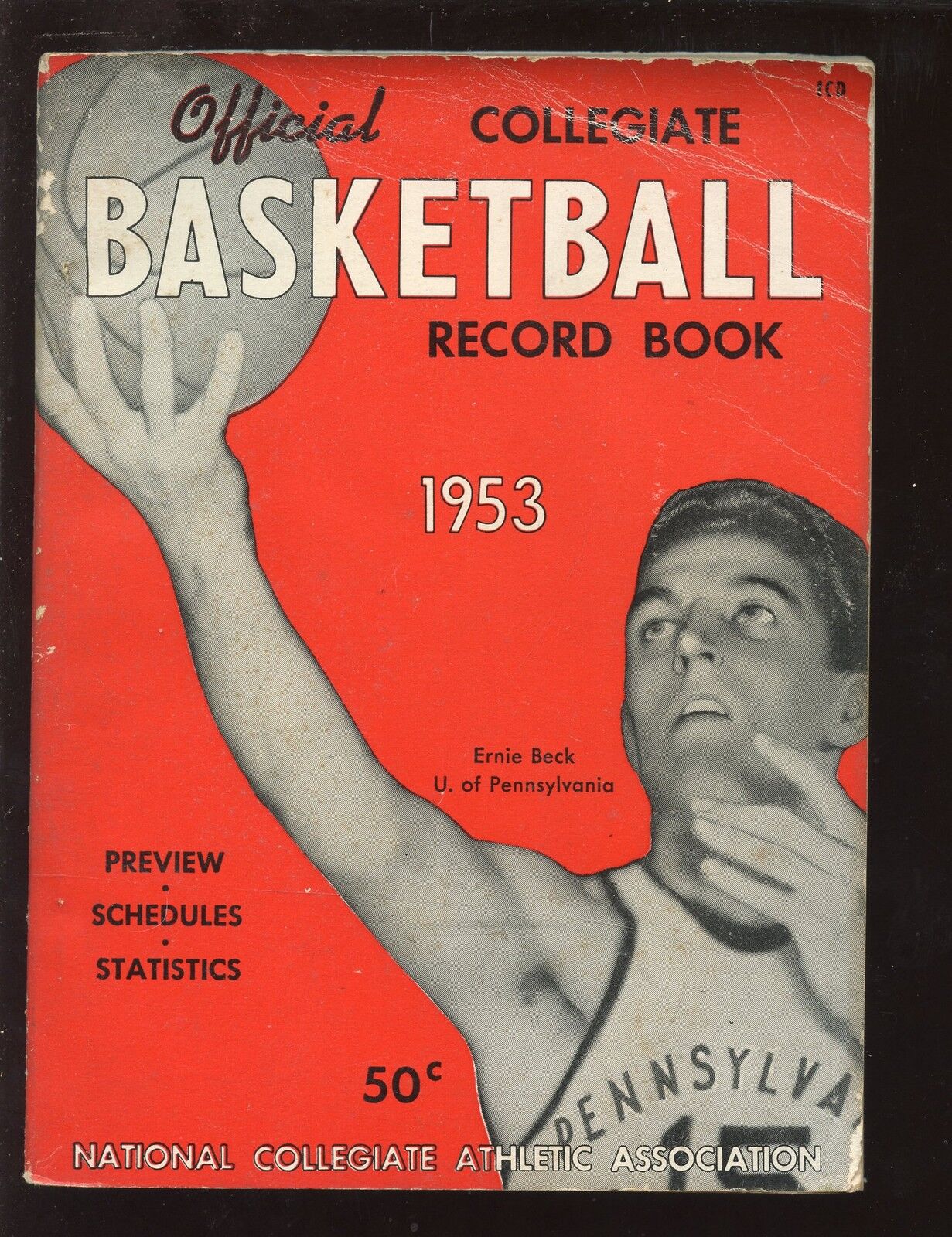 1953 NCAA Collegiate Basketball Record Book VGEX