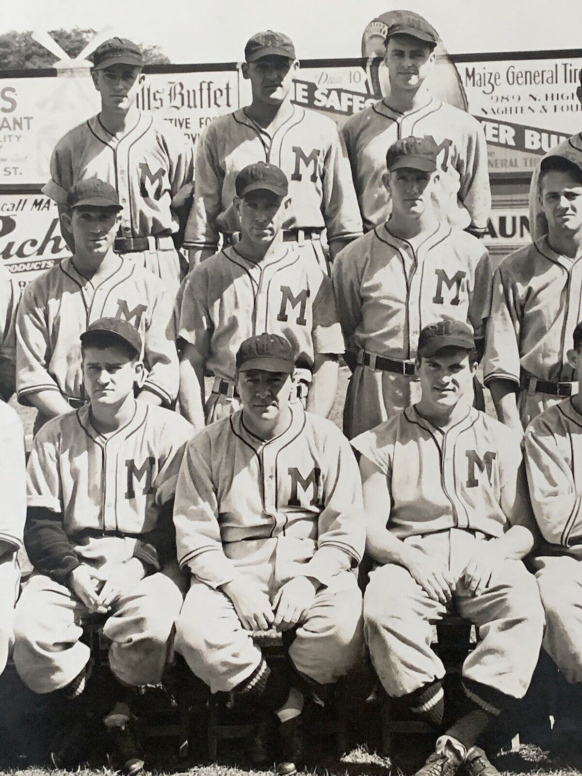 Stunning 1937 Milwaukee Brewers Minor League AA 12x20 Team Photo w/ Ken Keltner