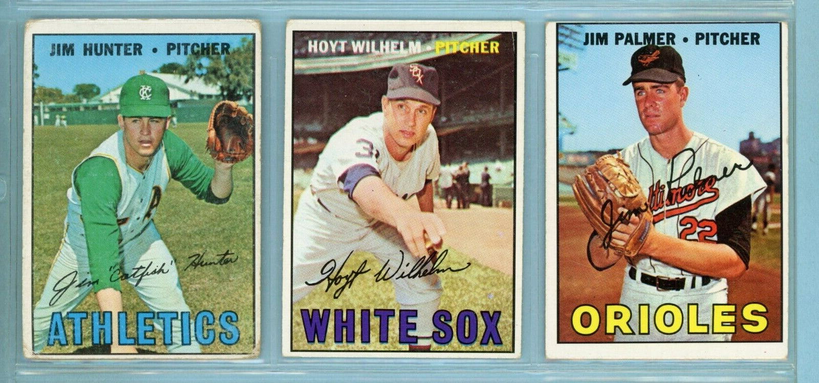 1967 Topps Lot of 12 Different Hall of Famer Baseball Cards Low Grade