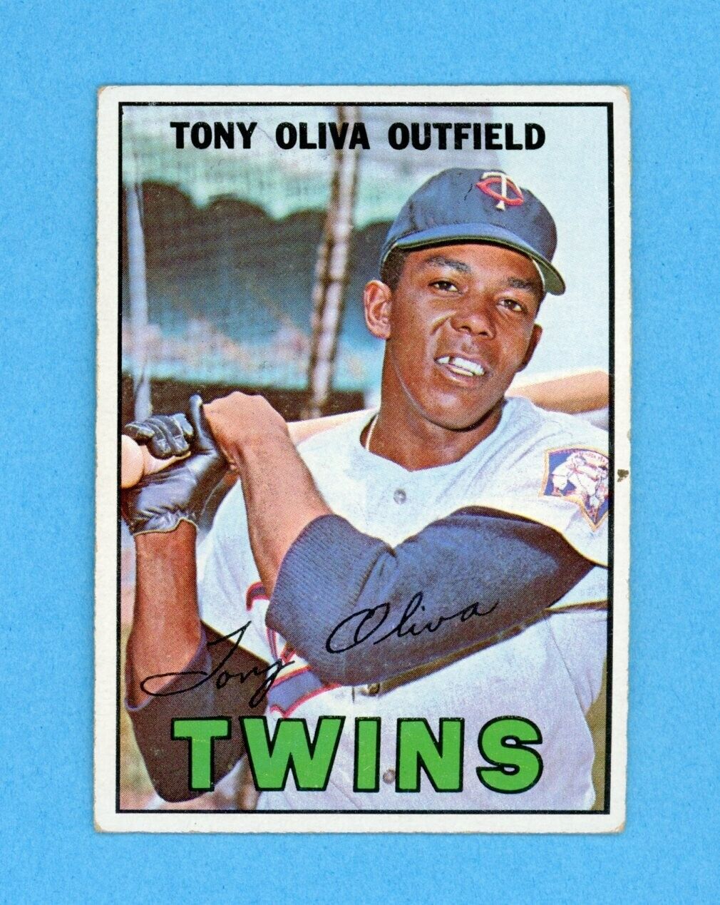 1967 Topps #50 Tony Oliva Minnesota Twins Baseball Card Vg/Ex