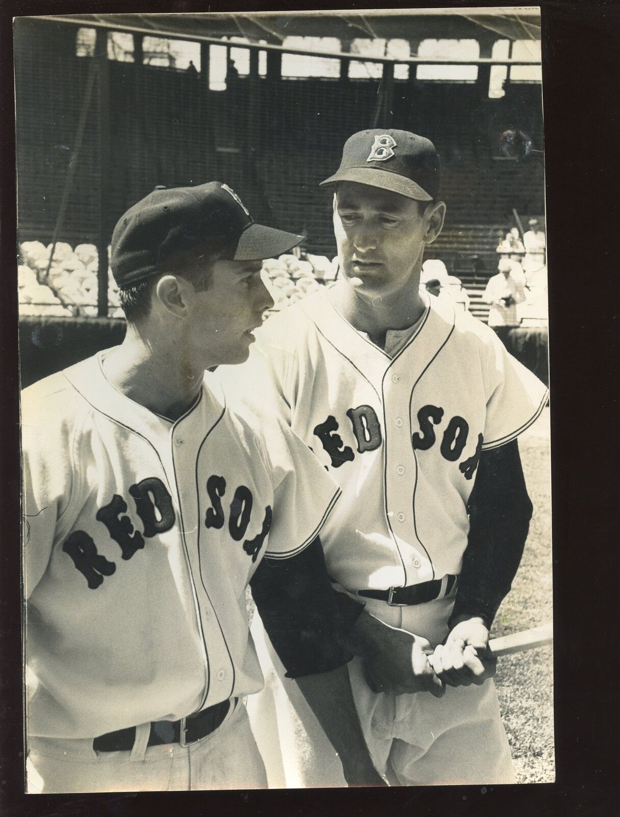 Vintage Ted Williams Boston Red Sox Leonard McCombe Wire Photo