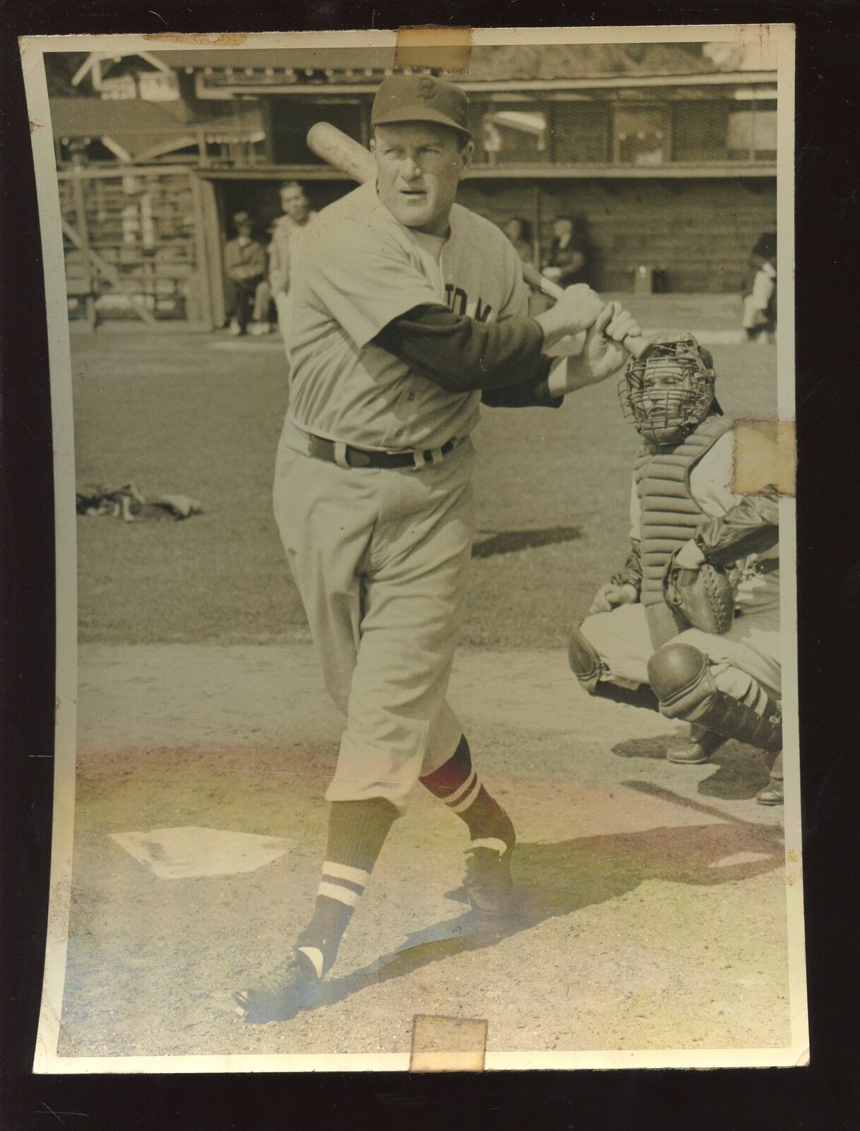 Vintage Joe Cronin Boston Red Sox  Wire Photo