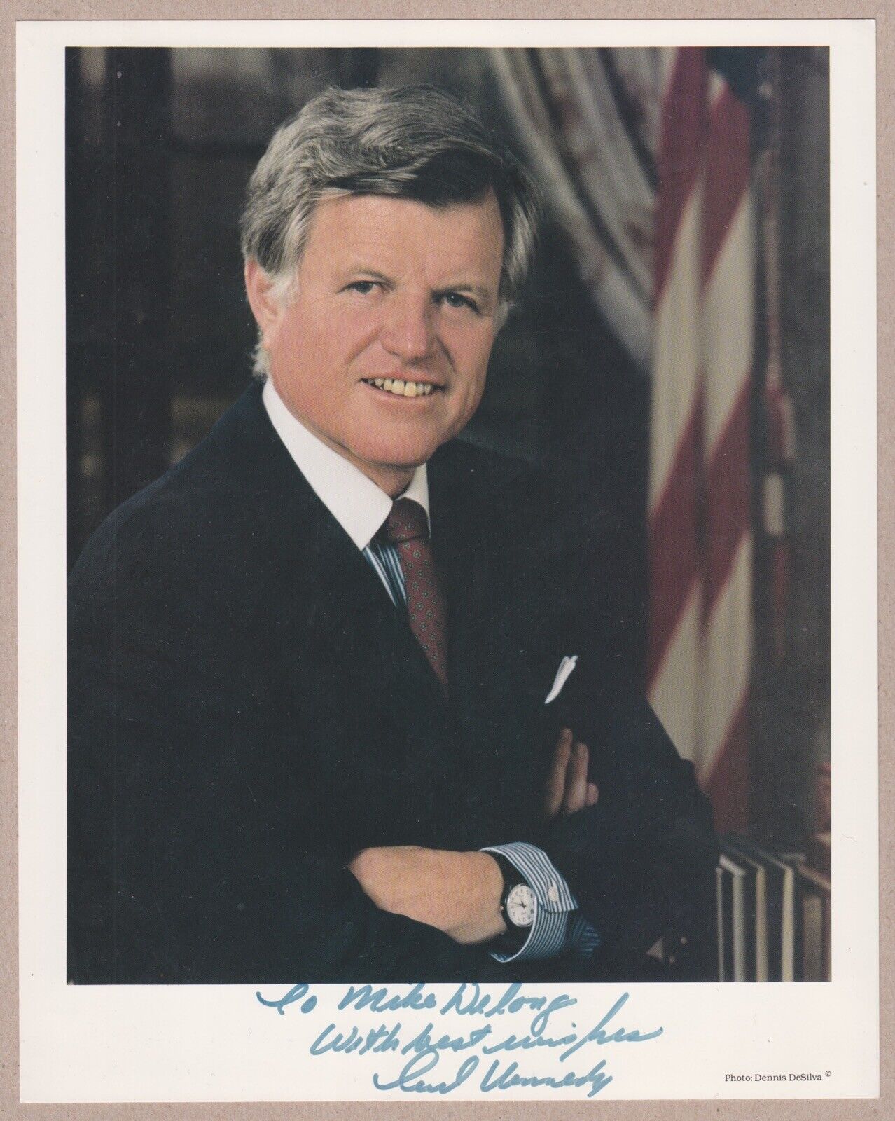 Senator Edward “Ted” Kennedy Signed? Autopen? Photo