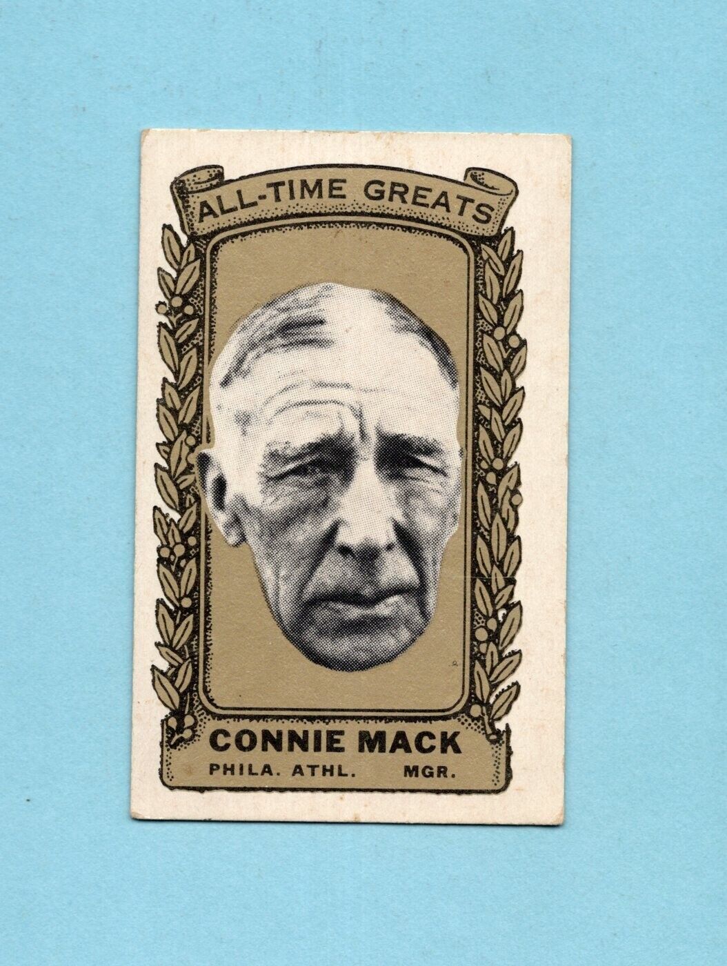 1963 Bazooka All-Time Greats #18 Connie Mack Phila A's Baseball Card EX str