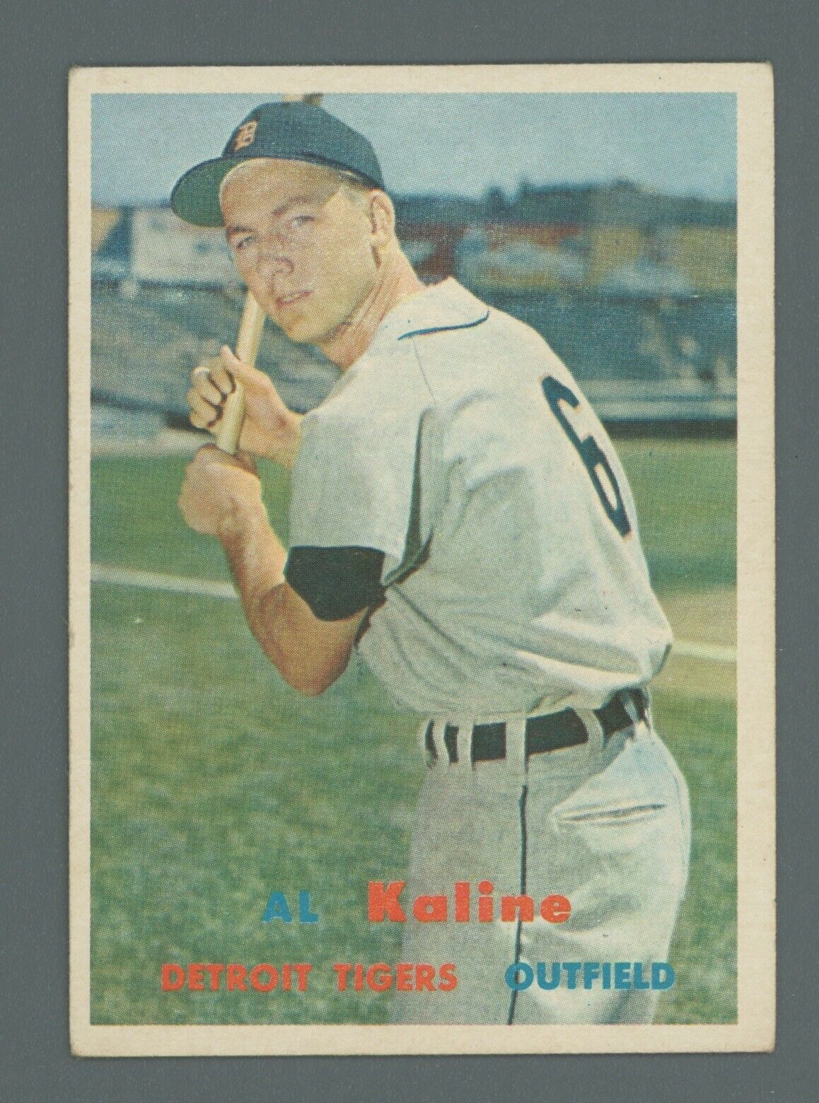 1957 Topps #125 Al Kaline Detroit Tigers Baseball Card EX