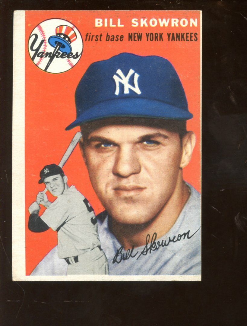 1954 Topps Baseball Card #239 Bill Skowron Rookie New York Yankees EX+