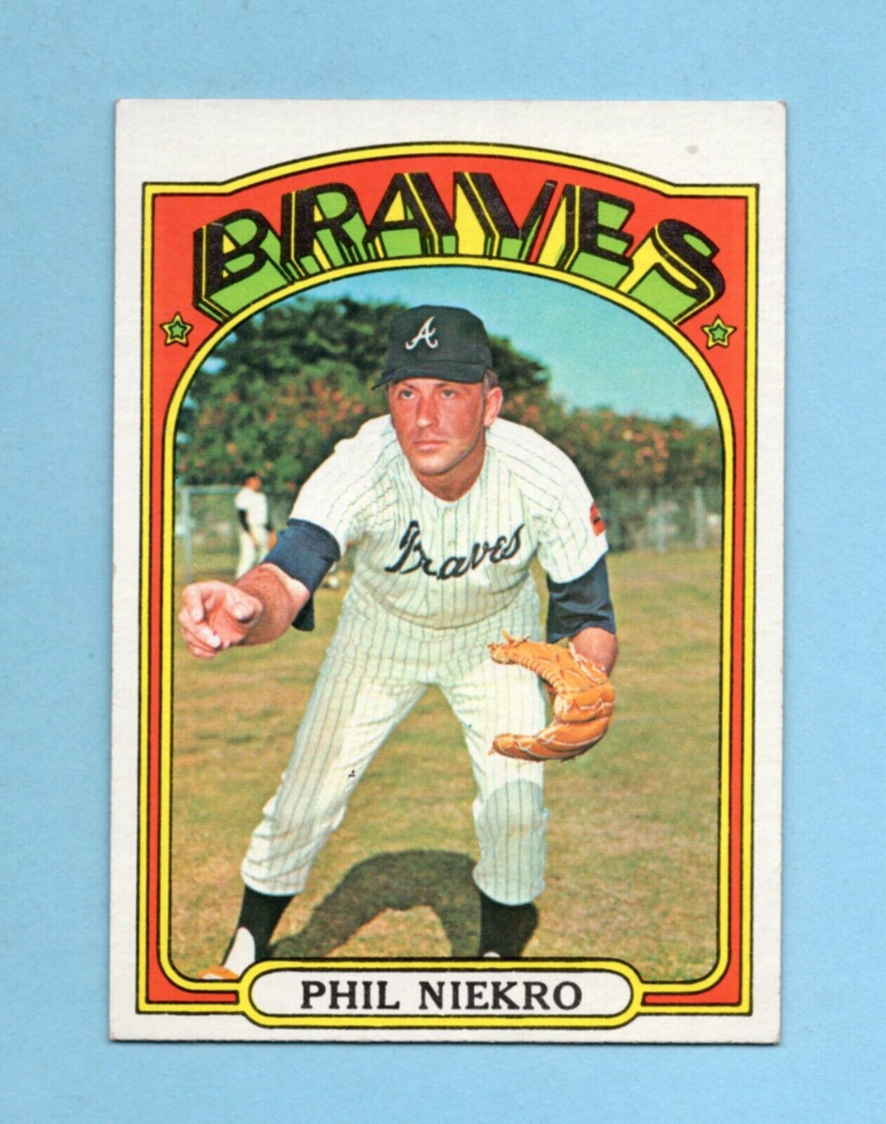 1972 Topps #620 Phil Niekro Atlanta Braves Baseball Card Ex/Mt