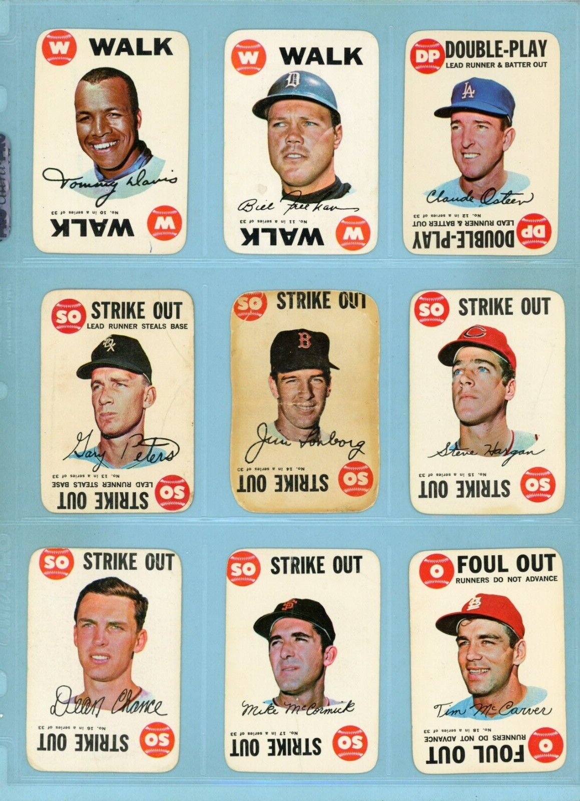 1968 Topps Game Near Set Lot of 31 Different Baseball Cards Low Grade