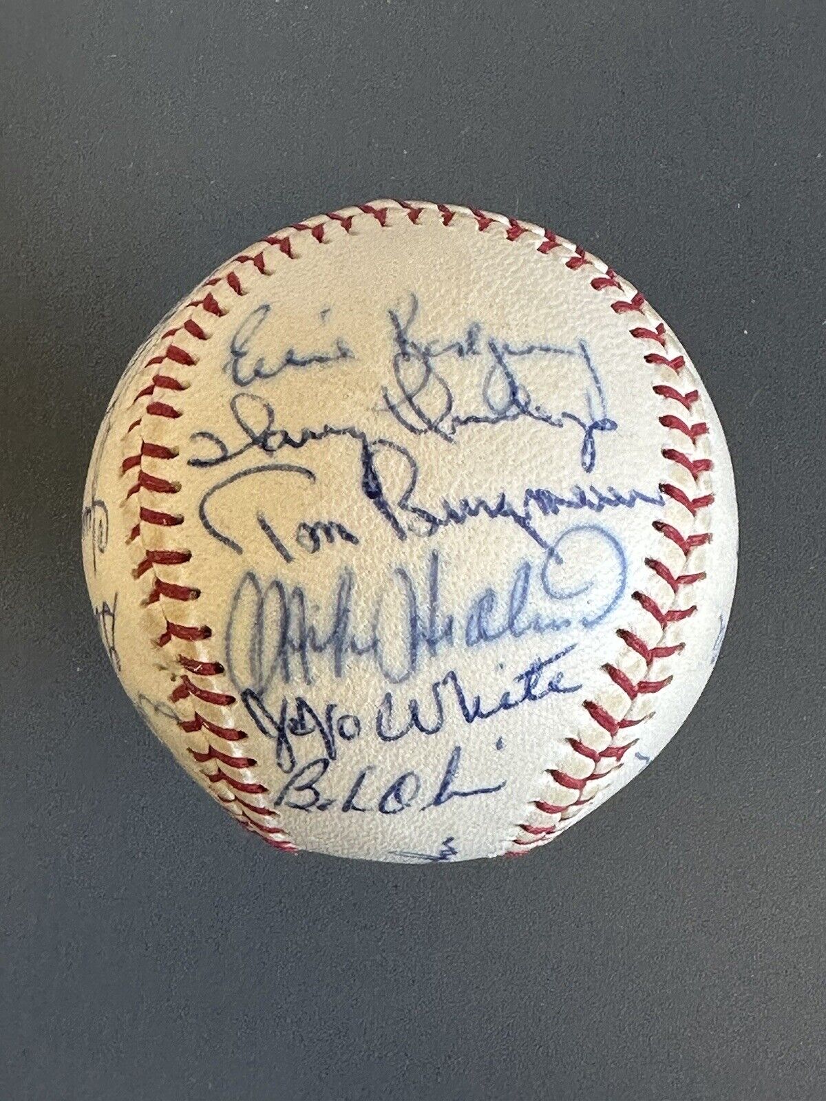 1969 Kansas City Royals 1st Year TEAM SIGNED Baseball 25 sigs w/ Drago JSA