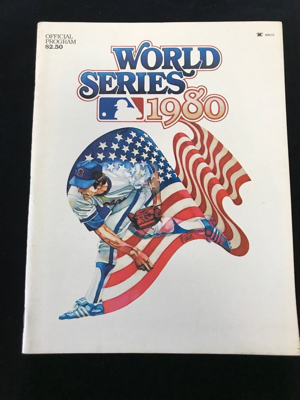 1980 World Series Program-Royals vs Phillies-National Edition-EX-MT/NM