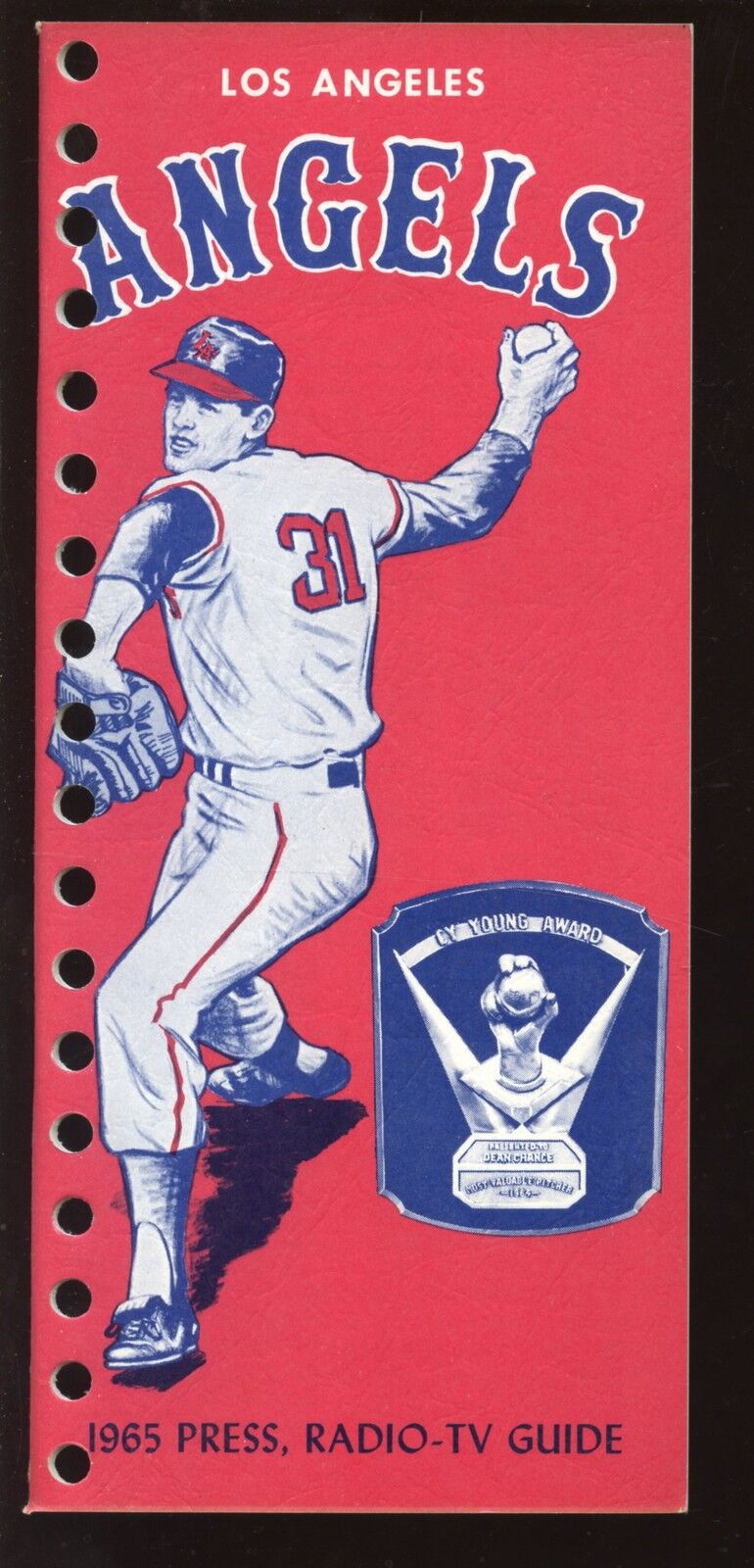 1965 Los Angeles Angels Spring Training Press Radio TV Media Guide