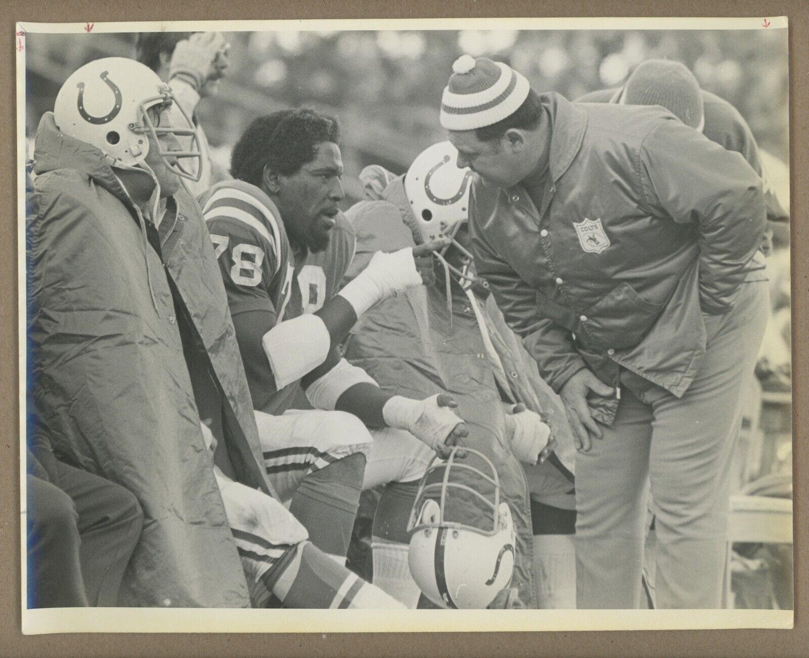 Bubba Smith Baltimore Colts Original 8”x10” Press Wire Photo