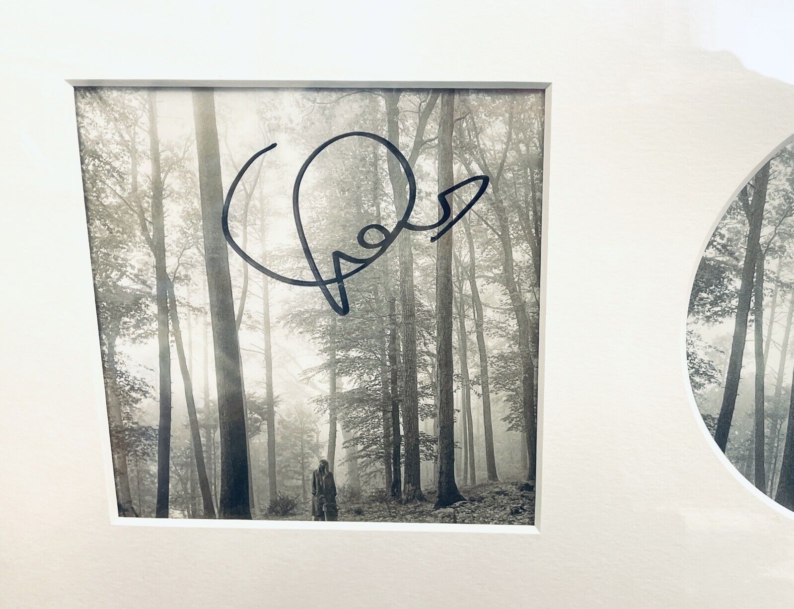 Taylor Swift Signed 15x10 Folklore CD Display with JSA Auto Certification