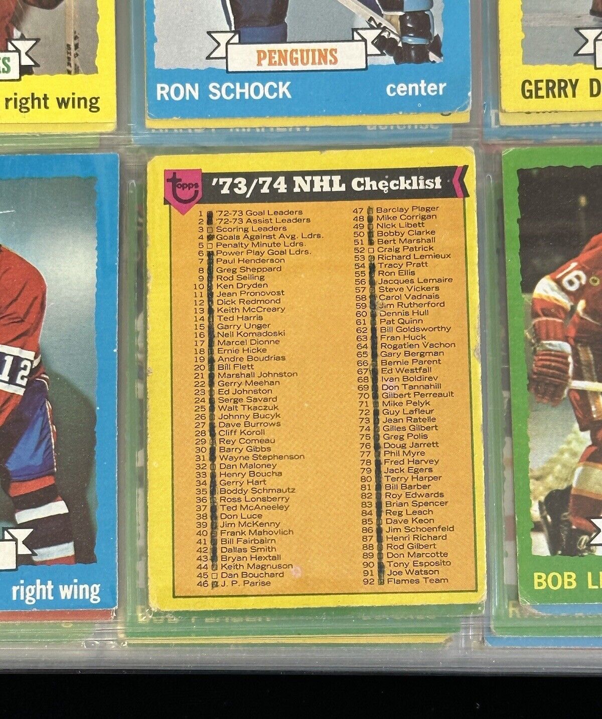 1973-74 Topps Hockey Complete Set of 198 w/ Billy Smith Rookie, Orr - Low Grade