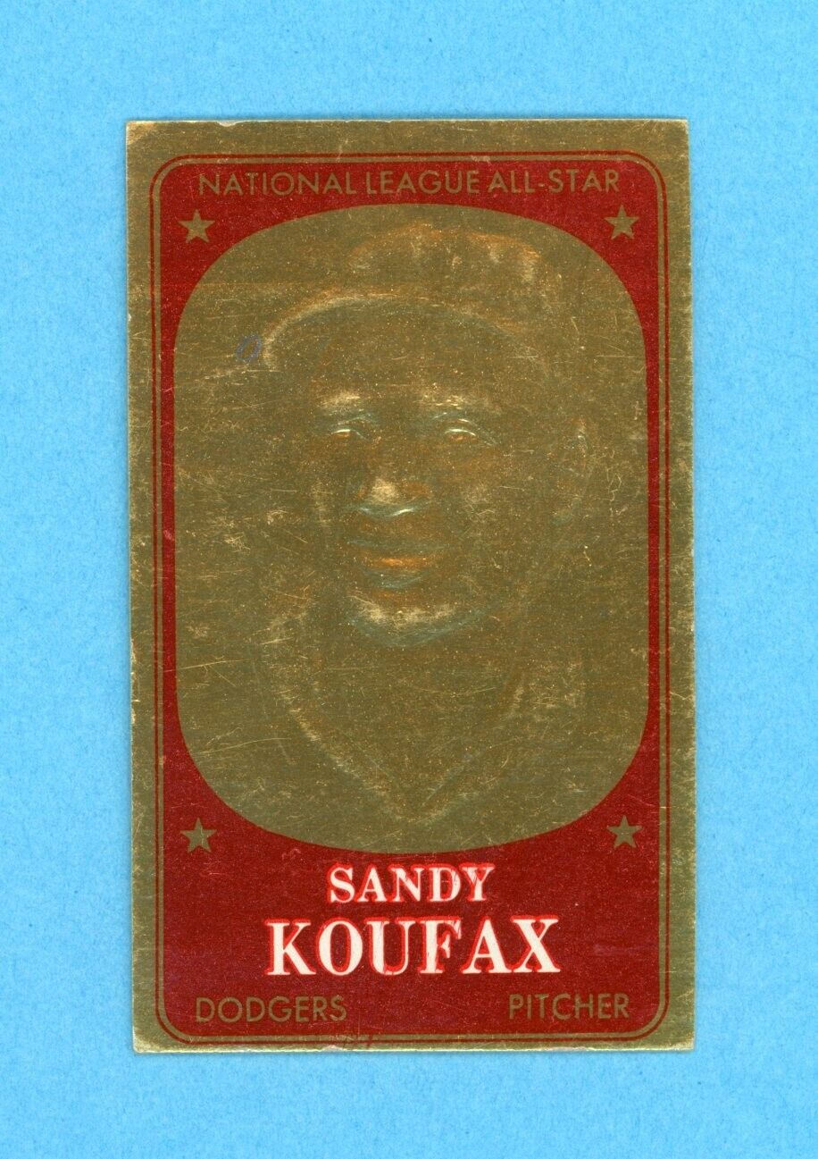 1965 Topps Embossed #8 Sandy Koufax Los Angeles Dodgers Baseball Card