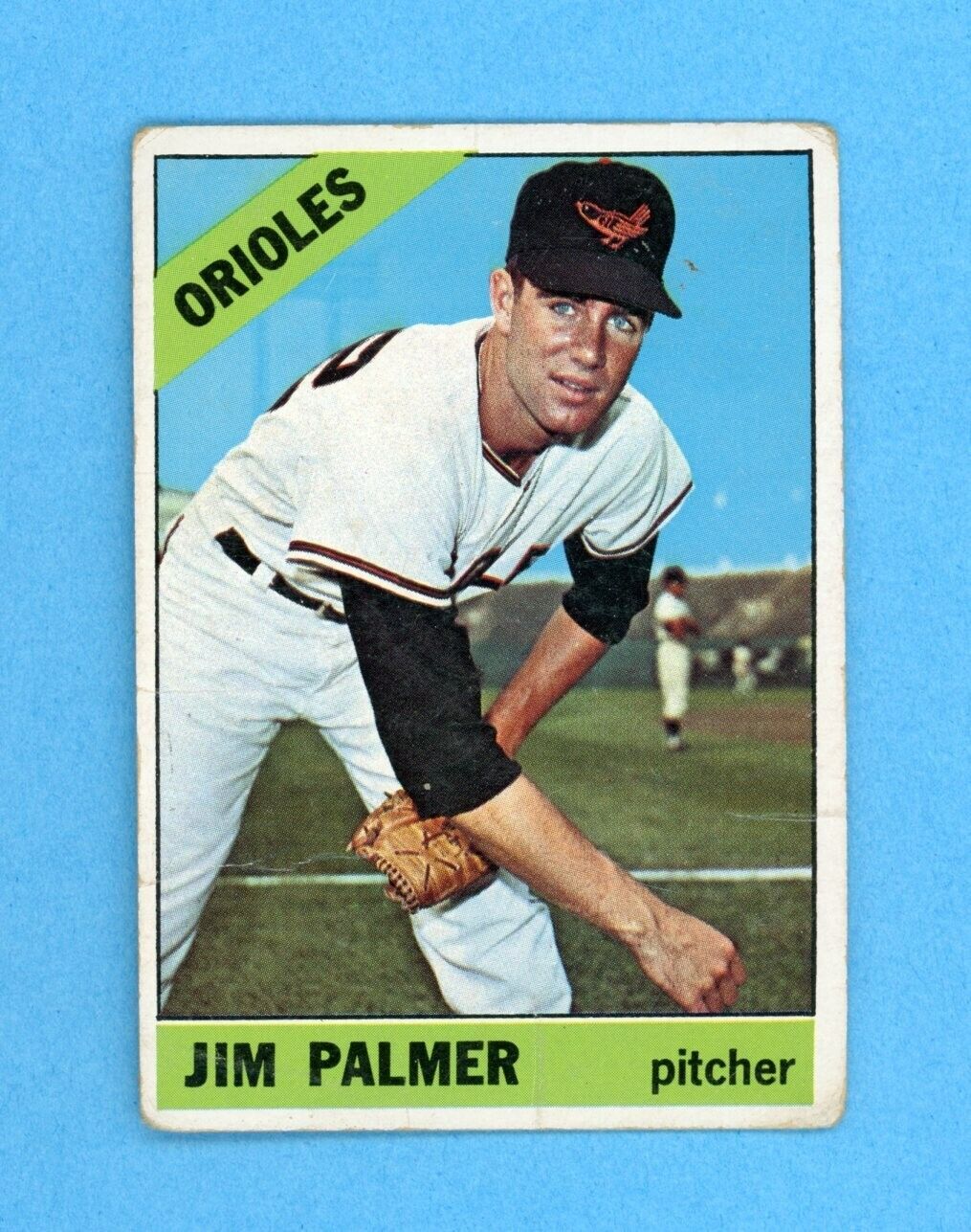 1966 Topps #126 Jim Palmer Baltimore Orioles Rookie Baseball Card Low Grade