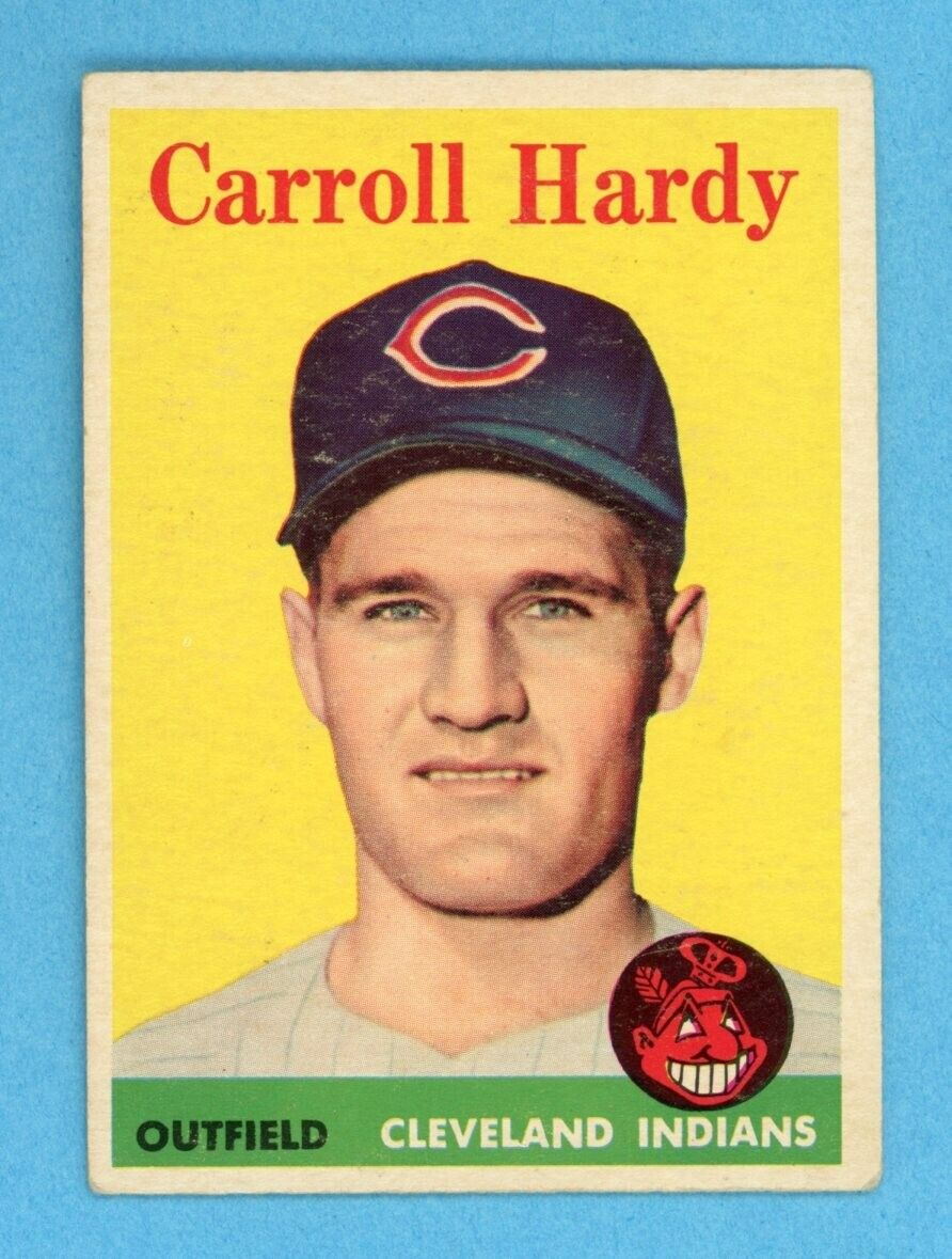 1958 Topps #446 Carroll Hardy Cleveland Indians Baseball Card EX