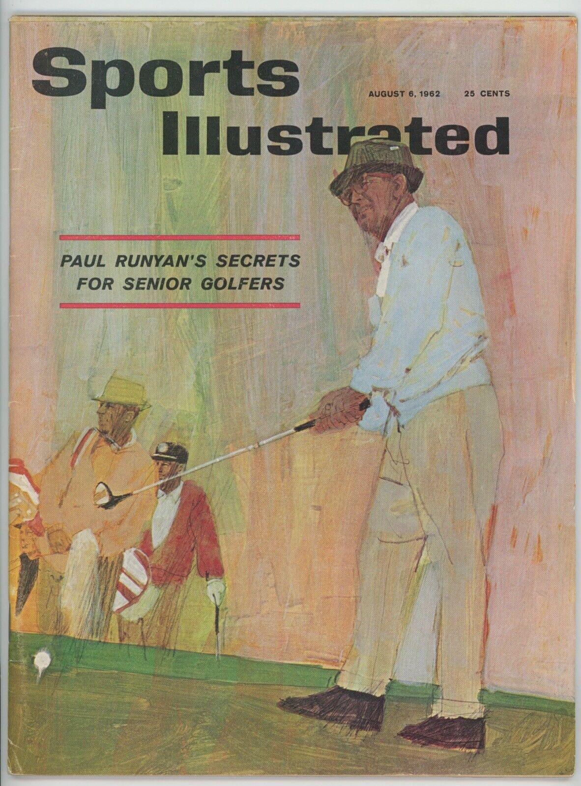 Golfer Paul Runyan 8/6/62 Sports Illustrated • No Mailing Label