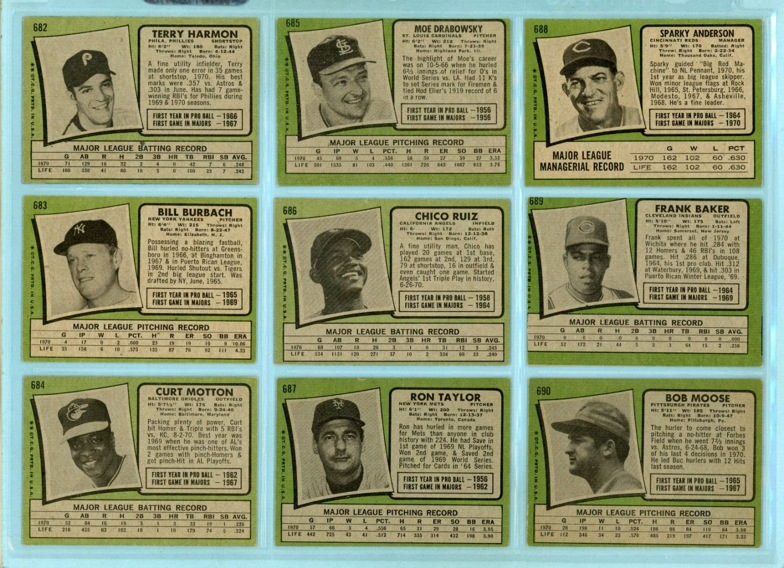 1971 Topps Starter Set Lot of 102 Different High Number Baseball Cards mxed grds