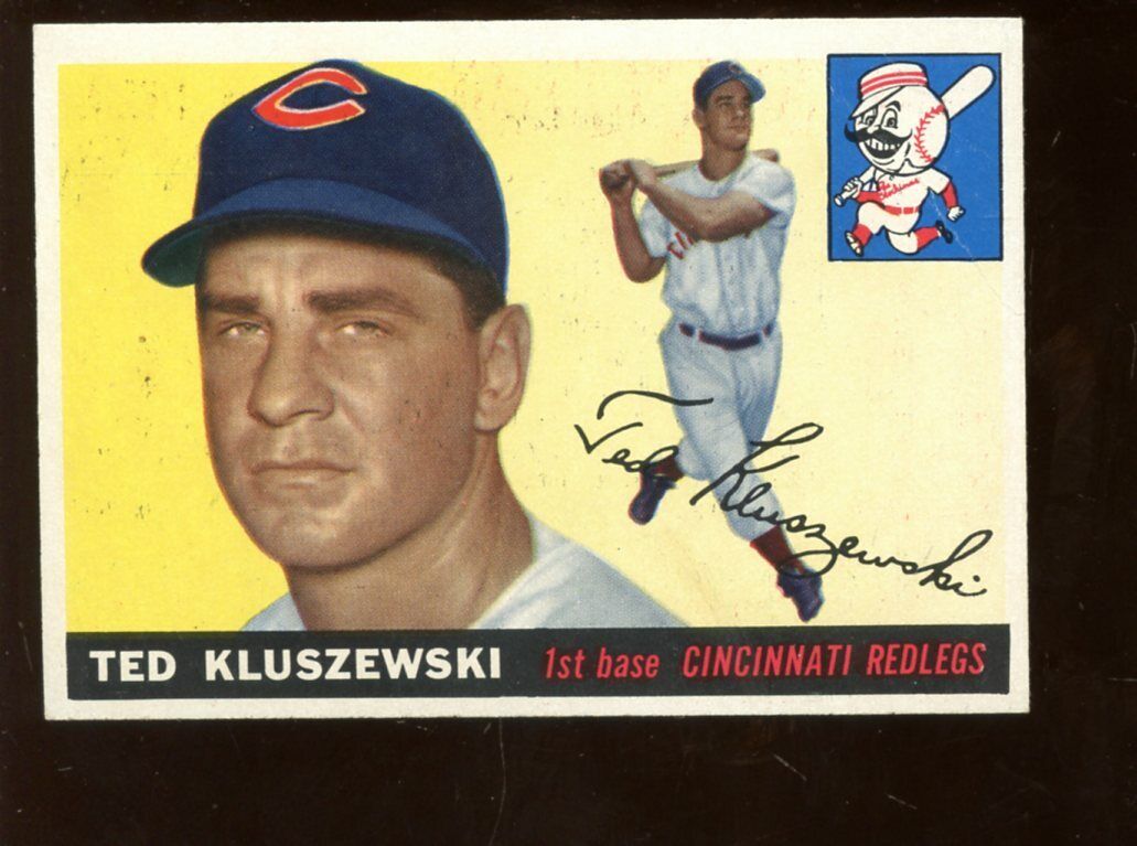 1955 Topps Baseball Card #120 Ted Kluszewski