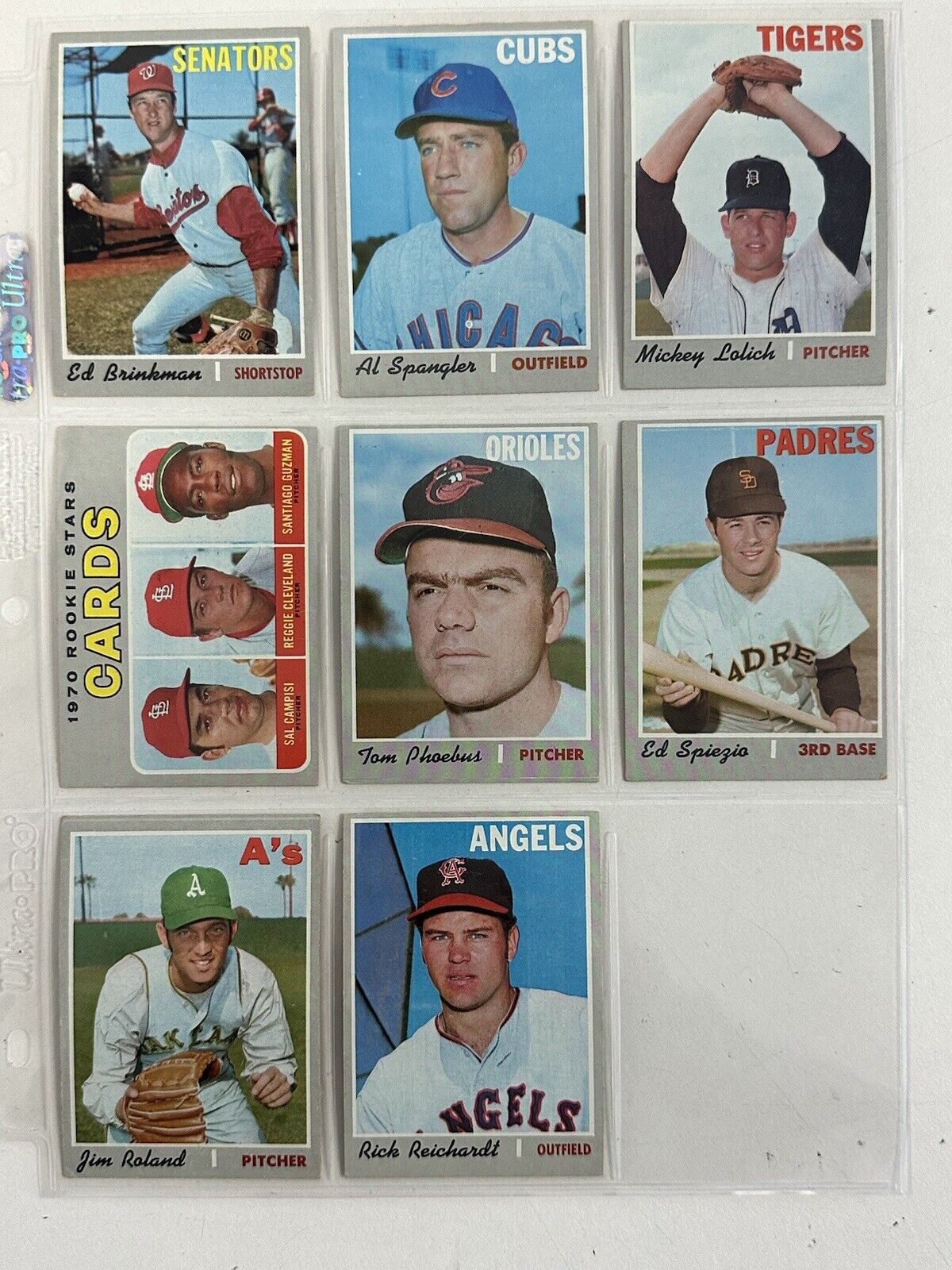 1970 Topps Baseball High Numbers Starter Set / Lot of 90 Different VG-EX/EX