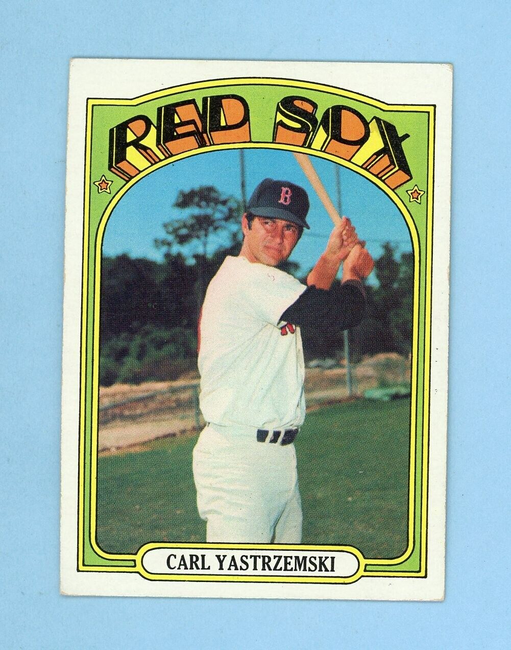 1972 Topps #37 Carl Yastrzemski Boston Red Sox Baseball Card EX - EX+