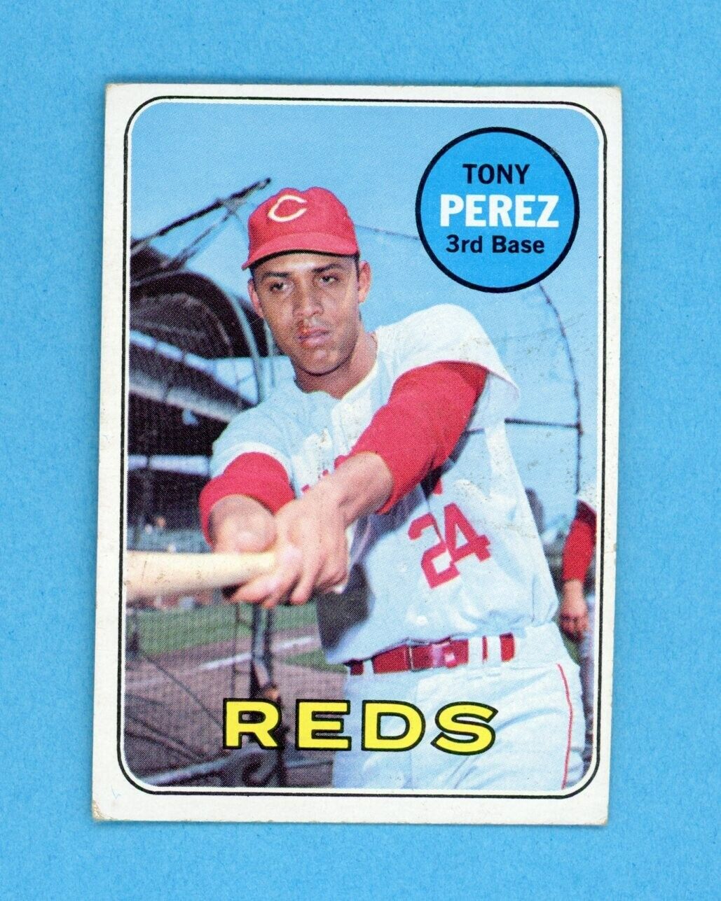 1969 Topps #295 Tony Perez Cincinnati Reds Baseball Card Vg/Ex