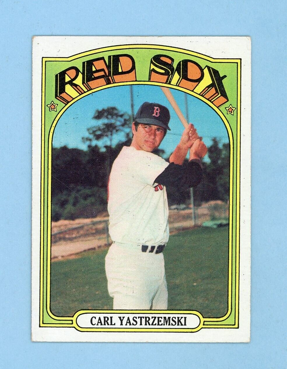 1972 Topps #37 Carl Yastrzemski Boston Red Sox Baseball Card EX