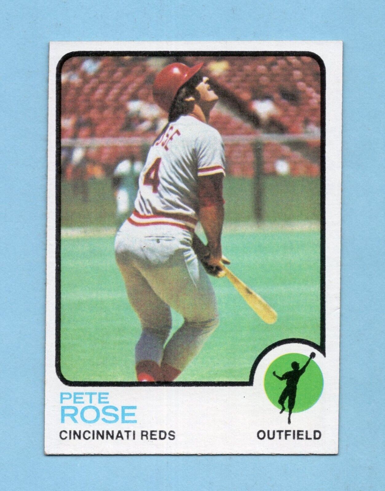 1973 Topps #130 Pete Rose Cincinnati Reds Baseball Card NM