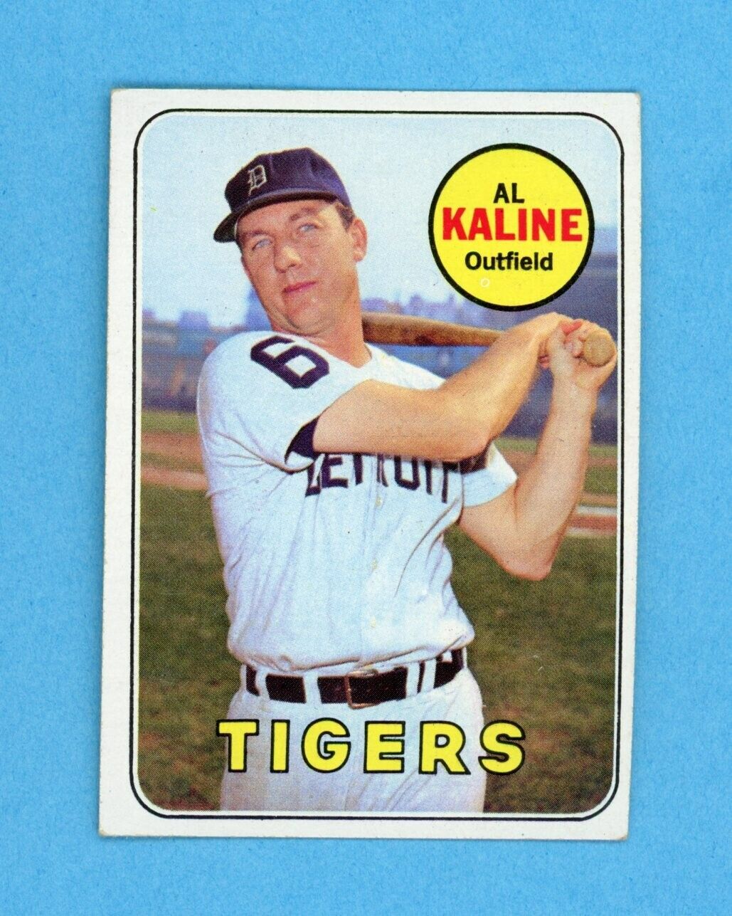 1969 Topps #410 Al Kaline Detroit Tigers Baseball Card EX