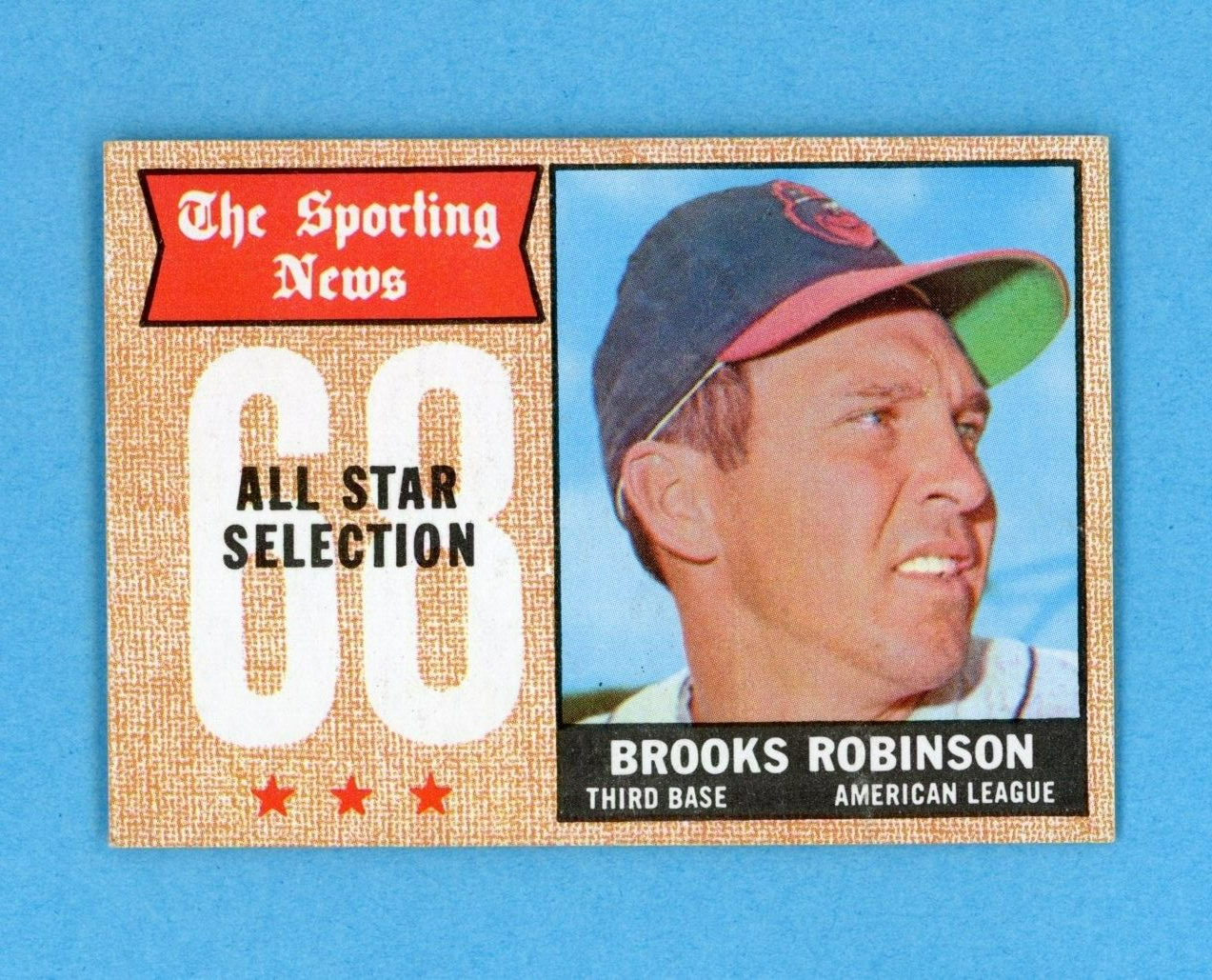 1968 Topps #365 Brooks Robinson All-Star Baltimore Orioles Baseball Card Ex/Mt