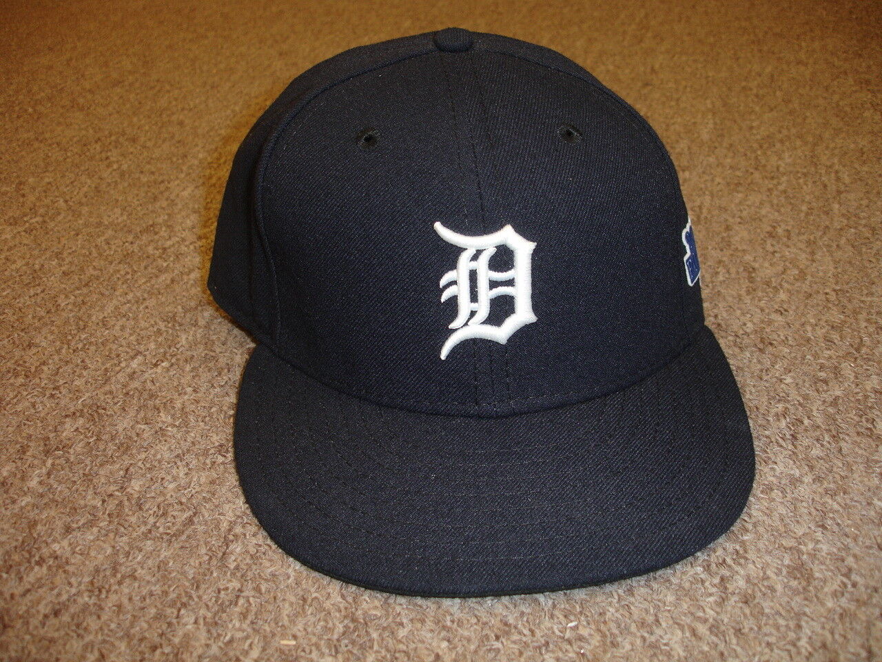 2013 Rafael Belliard Detroit Tigers Game Used Coaches Hat #17 Postseason Patch