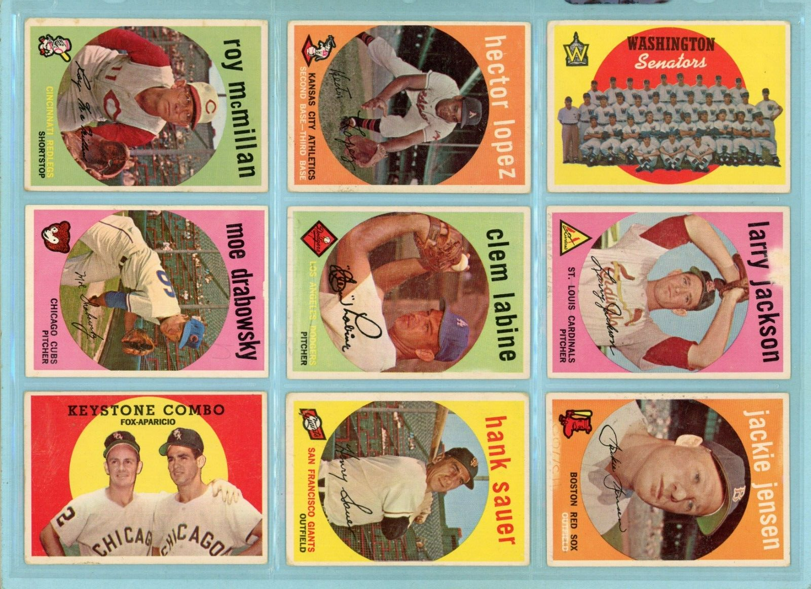 1959 Topps Starter Set Lot of 278 Different Baseball Cards mixed grades p/p f/b