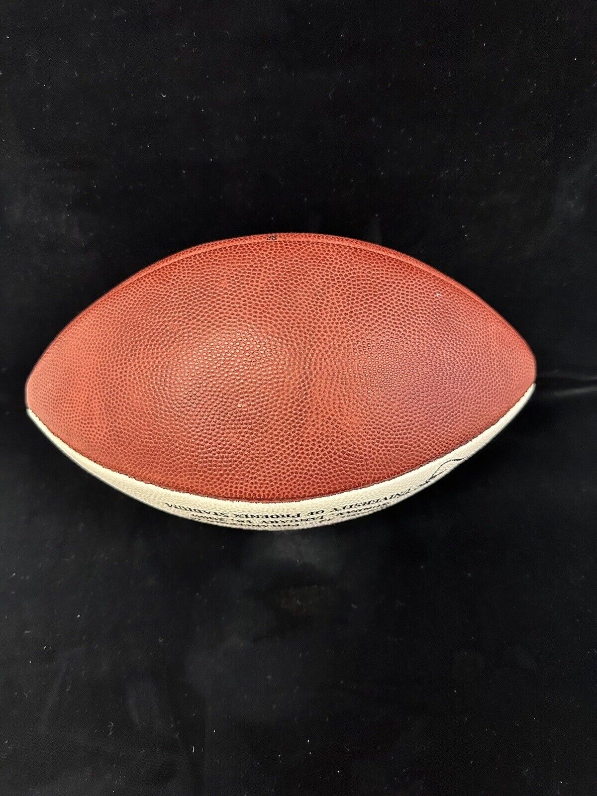 2009 Larry Fitzgerald Arizona Cardinals HOFer SIGNED Game Presentation Football