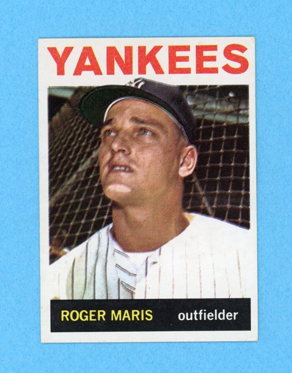 1964 Topps #225 Roger Maris New York Yankees Baseball Card EX app wrks tra