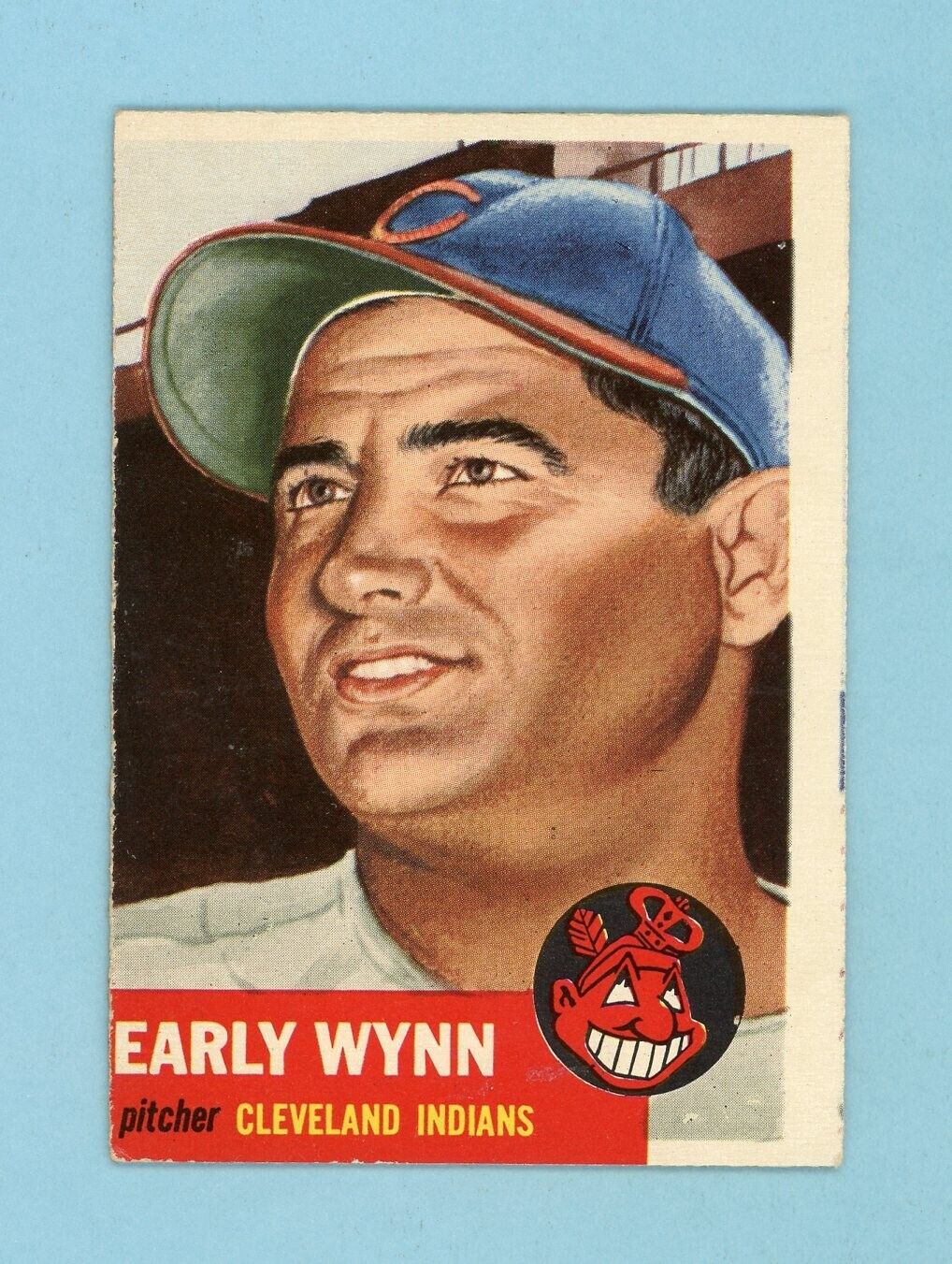 1953 Topps #61 Early Wynn Cleveland Indians Baseball Card EX+ - Ex/Mt o/c