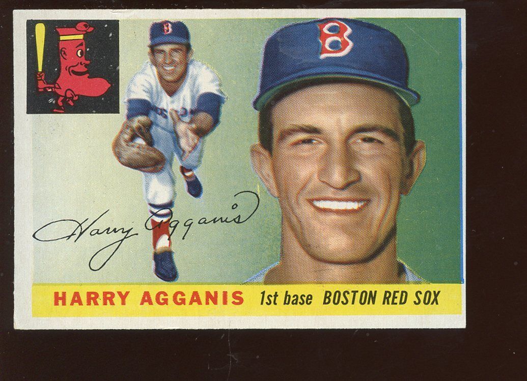 1955 Topps Baseball Card #152 Harry Agganis Rookie SP EXMT