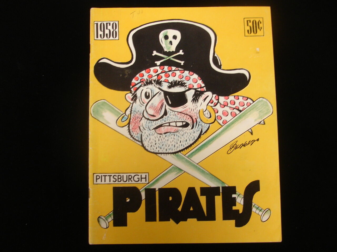 1958 Pittsburgh Pirates Baseball Yearbook