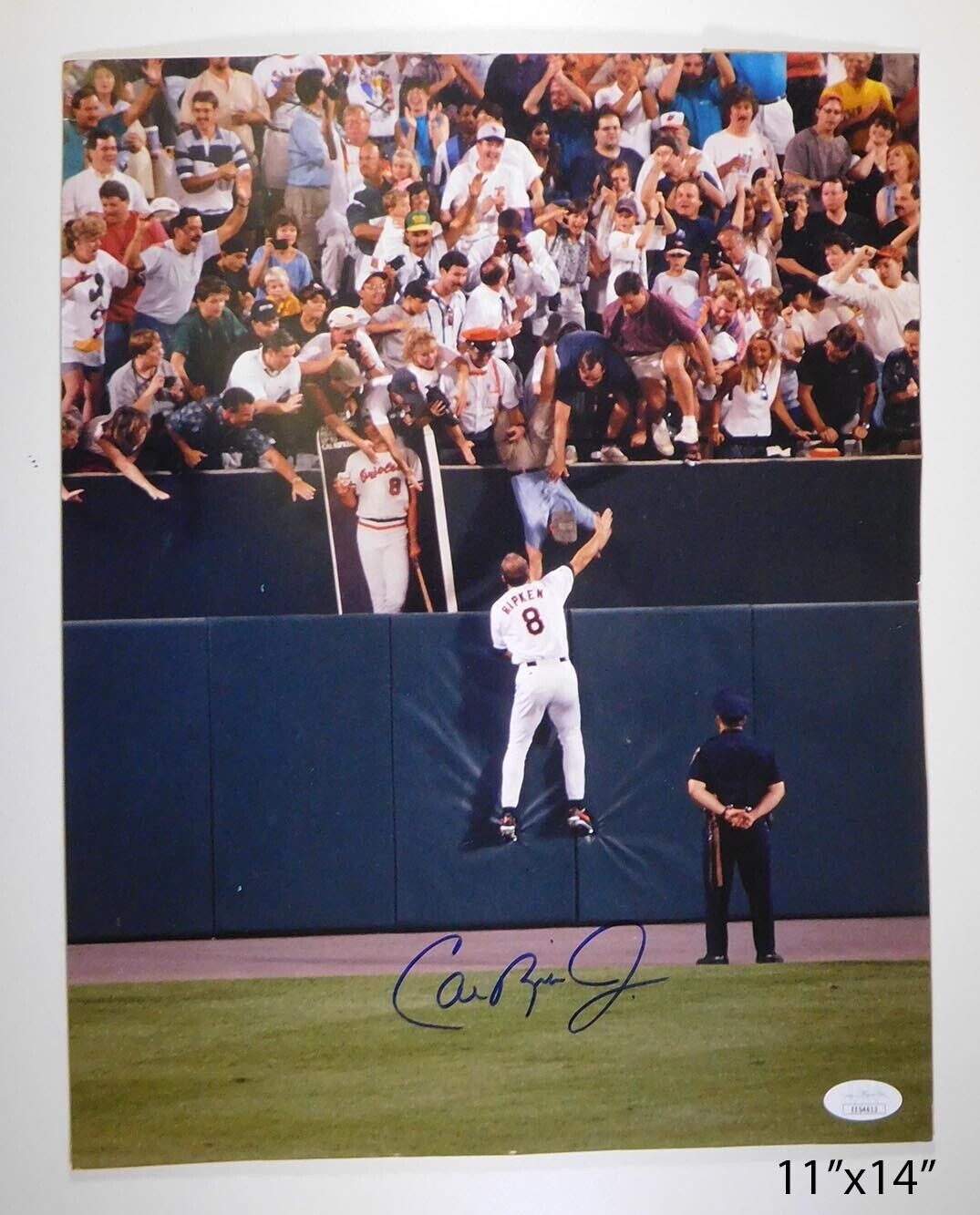 Cal Ripken Jr. 11x14 Signed Photo Auto with JSA Certification - A Classic Pic