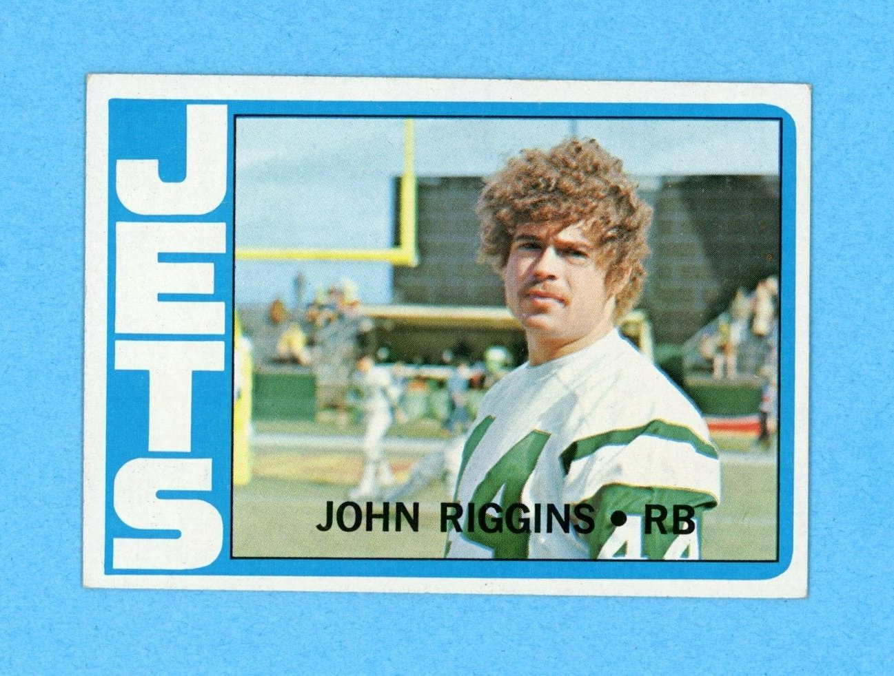 1972 Topps #13 John Riggins New York Jets Rookie Football Card Ex/Mt